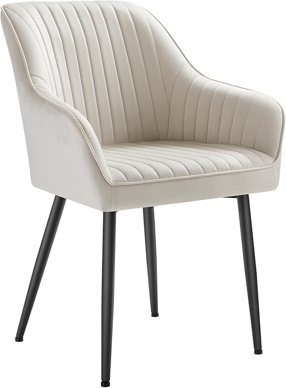 fauteuil SONGMICS rembourré avec accoudoirs pour coiffeuse