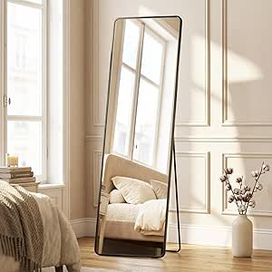 miroir SONGMICS intégral rectangulaire noir pour chambre